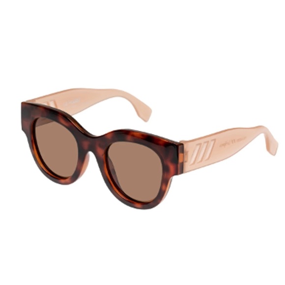 Le Specs Brown Sunglasses with Case - Picture 1 of 9